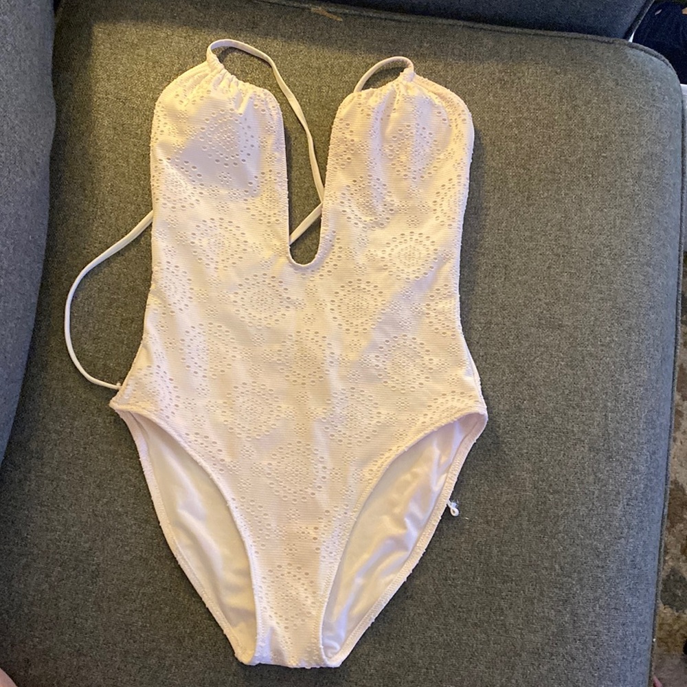 EUC white bathing suit